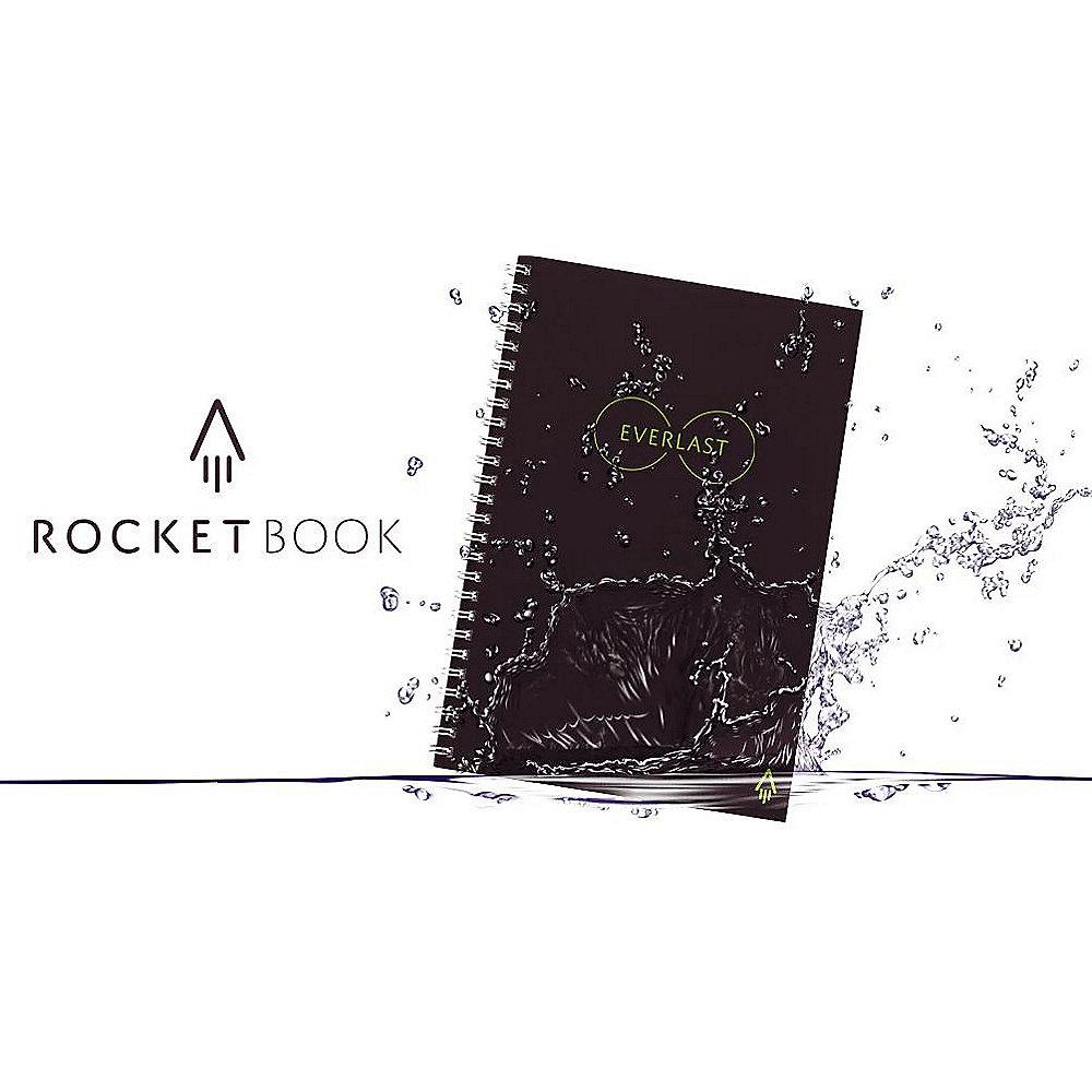Rocketbook Everlast Wiederverwendbares Digitales Notizbuch: Größe Executive, Rocketbook, Everlast, Wiederverwendbares, Digitales, Notizbuch:, Größe, Executive