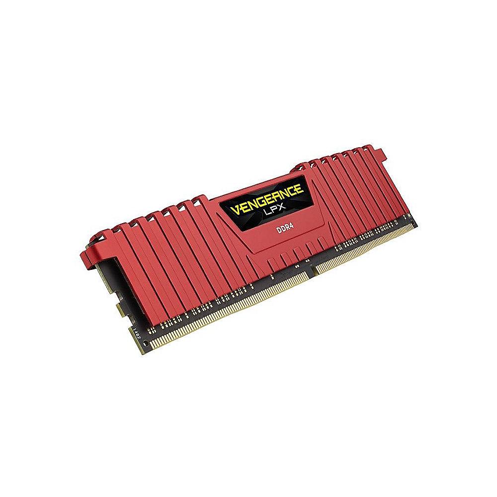 16GB (2x8GB) Corsair Vengeance LPX Rot DDR4-3000 RAM CL15 (15-17-17-35) Kit, 16GB, 2x8GB, Corsair, Vengeance, LPX, Rot, DDR4-3000, RAM, CL15, 15-17-17-35, Kit