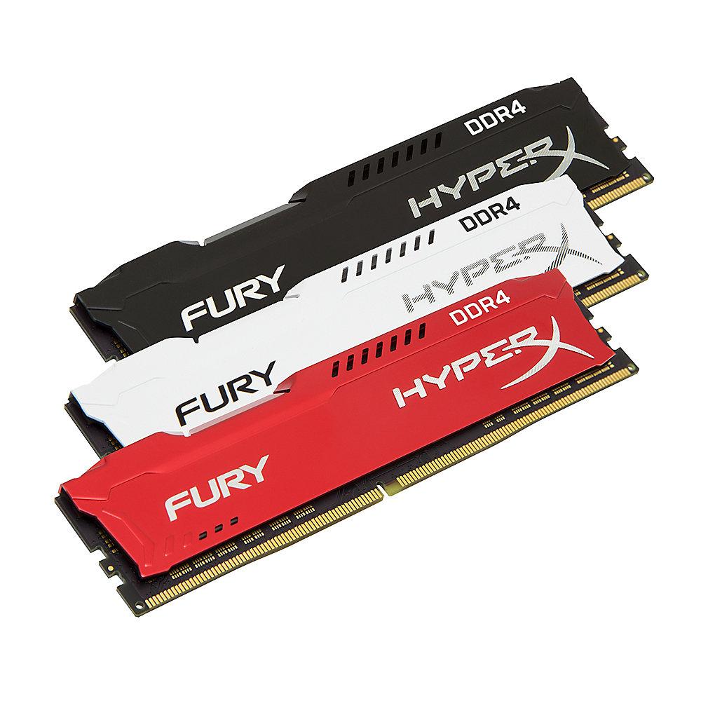 16GB (2x8GB) HyperX Fury rot DDR4-2400 CL15 RAM Kit, 16GB, 2x8GB, HyperX, Fury, rot, DDR4-2400, CL15, RAM, Kit