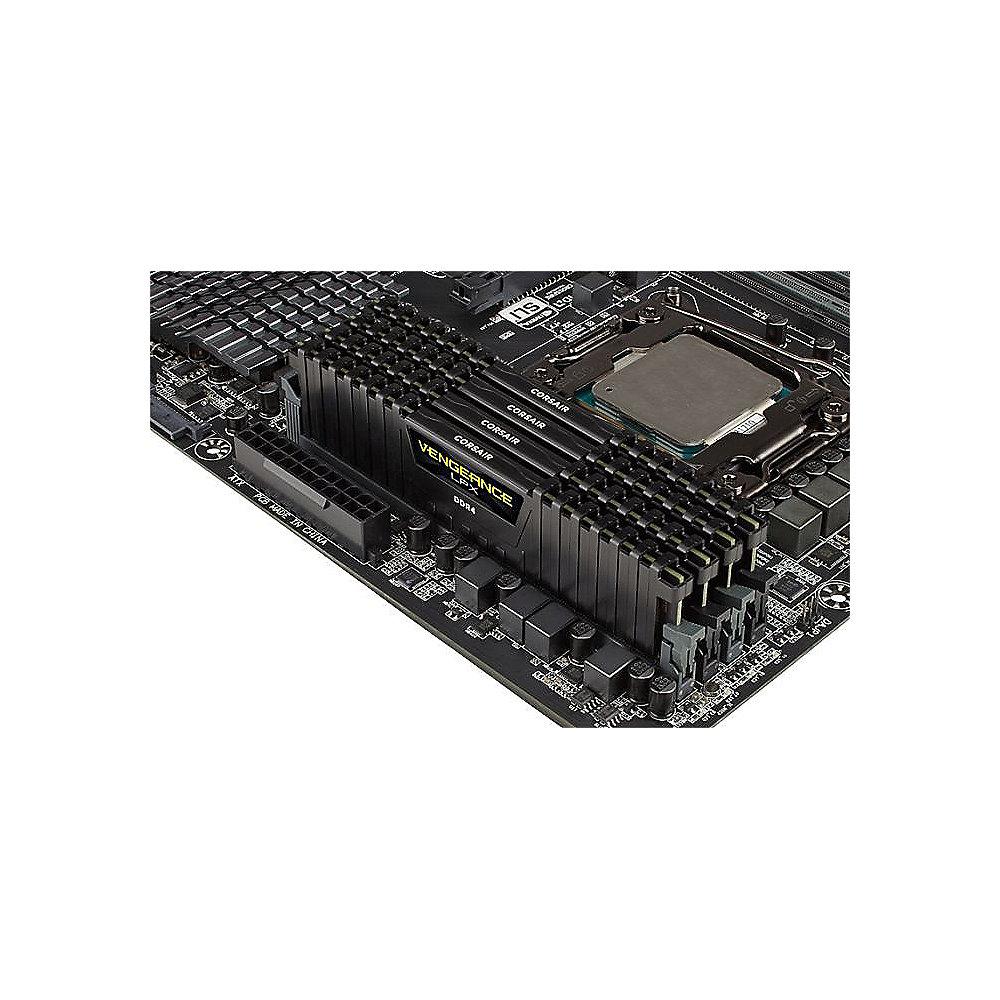 64GB (8x8GB) Corsair Vengeance LPX schwarz DDR4-4000 RAM CL19 Speicher Kit, 64GB, 8x8GB, Corsair, Vengeance, LPX, schwarz, DDR4-4000, RAM, CL19, Speicher, Kit