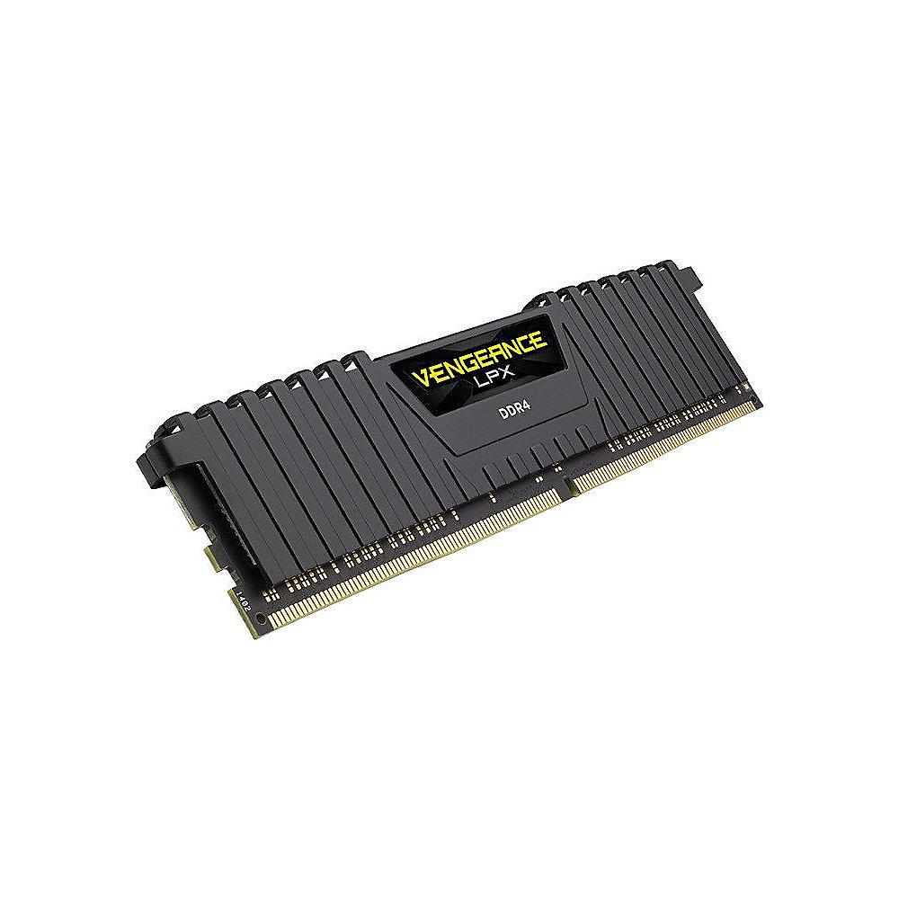 8GB (2x4GB) Corsair Vengeance LPX schwarz DDR4-2666 RAM CL16
