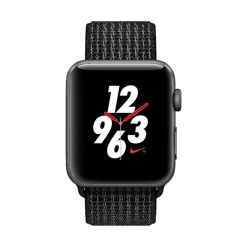 Apple Watch Nike  LTE 42mm Aluminiumgehäuse Grau Sport Loop Platinum Schwarz, Apple, Watch, Nike, LTE, 42mm, Aluminiumgehäuse, Grau, Sport, Loop, Platinum, Schwarz