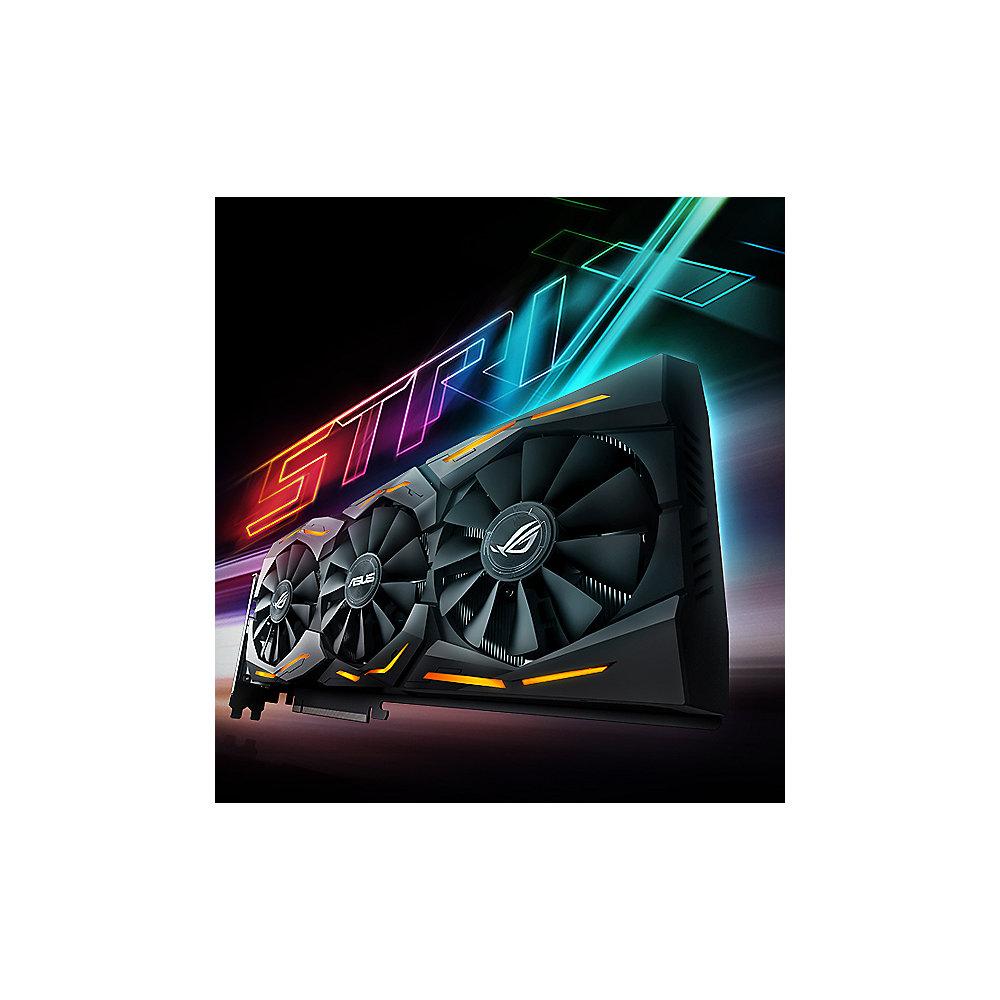 Asus AMD Radeon ROG Strix RX 580 OC Grafikkarte 8GB GDDR5 2x HDMI/2xDP/DVI, Asus, AMD, Radeon, ROG, Strix, RX, 580, OC, Grafikkarte, 8GB, GDDR5, 2x, HDMI/2xDP/DVI