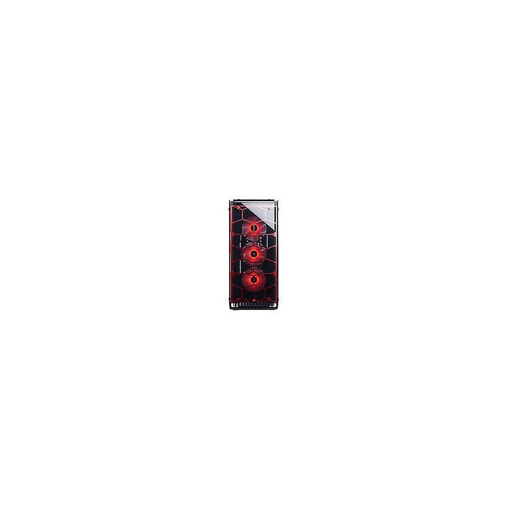 Corsair Crystal 570X RGB Red Midi Tower ATX Gehäuse mit gehärtetem Glas, Corsair, Crystal, 570X, RGB, Red, Midi, Tower, ATX, Gehäuse, gehärtetem, Glas