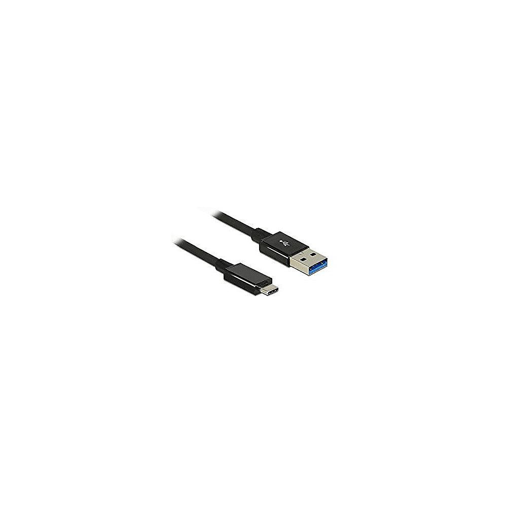 DeLOCK USB 3.1 Kabel 1m USB-C zu USB-A Gen2 Premium St./St. 83983 schwarz, DeLOCK, USB, 3.1, Kabel, 1m, USB-C, USB-A, Gen2, Premium, St./St., 83983, schwarz
