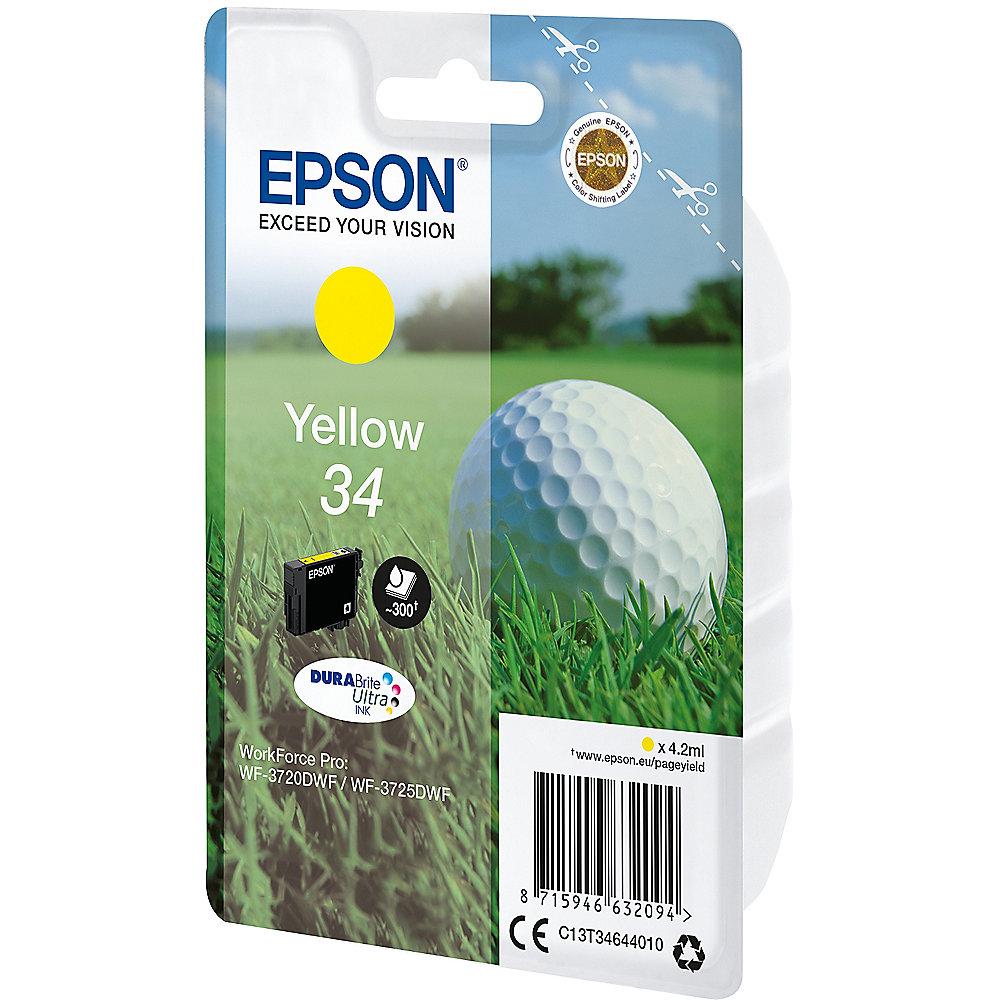 Epson C13T34644010 Druckerpatrone 34 gelb