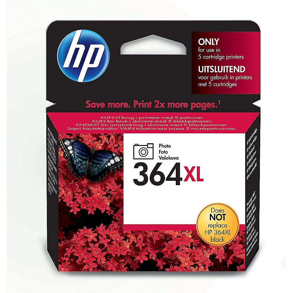 HP 364XL Original Druckerpatrone Foto Schwarz mit hoher Kapazität CB322EE