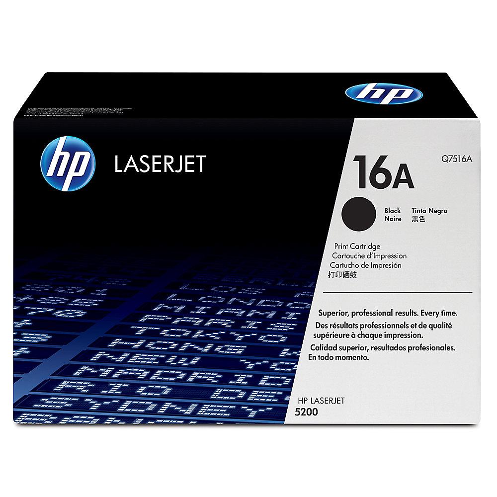 HP Q7516A Original Tonerkassette 16A schwarz