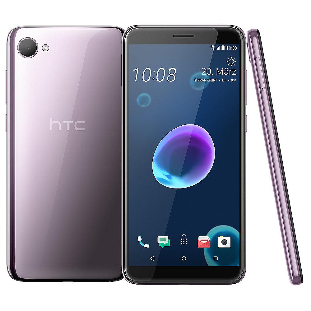 HTC Desire 12 silver purple Dual-SIM Android Smartphone, HTC, Desire, 12, silver, purple, Dual-SIM, Android, Smartphone