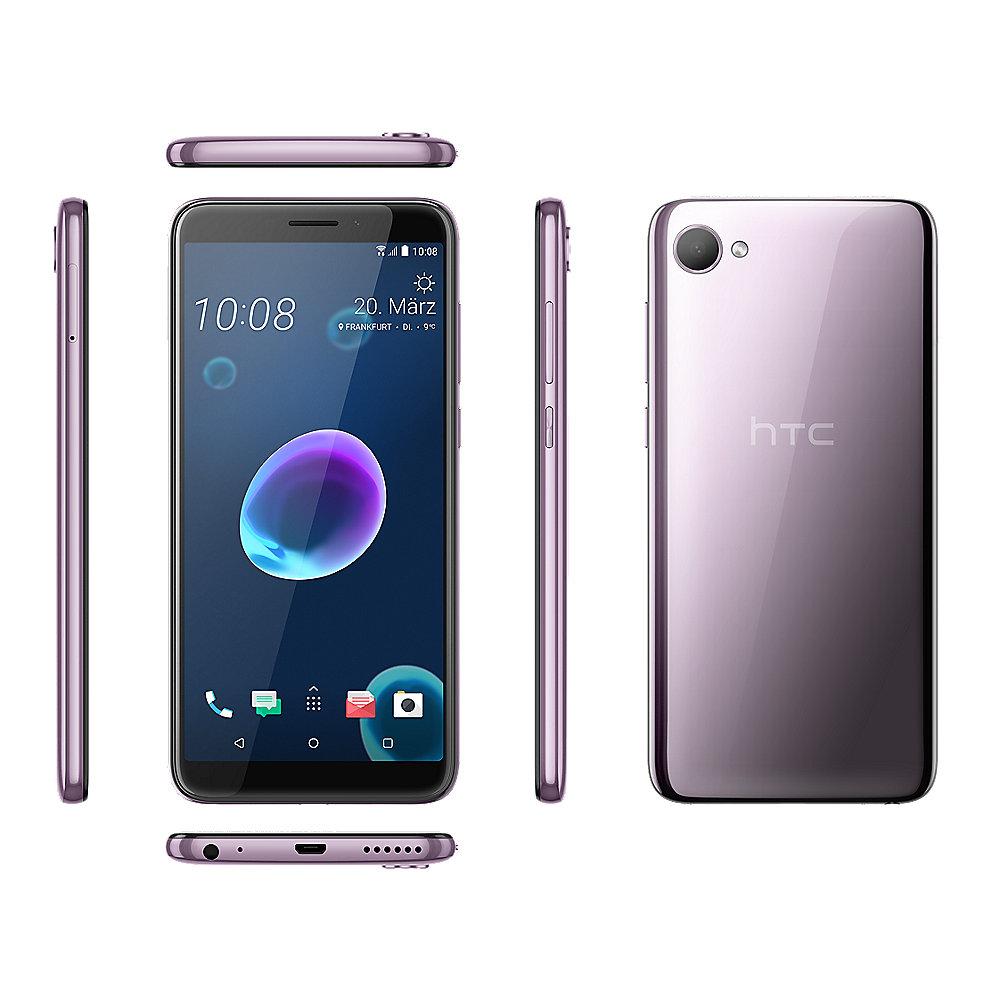 HTC Desire 12 silver purple Dual-SIM Android Smartphone, HTC, Desire, 12, silver, purple, Dual-SIM, Android, Smartphone