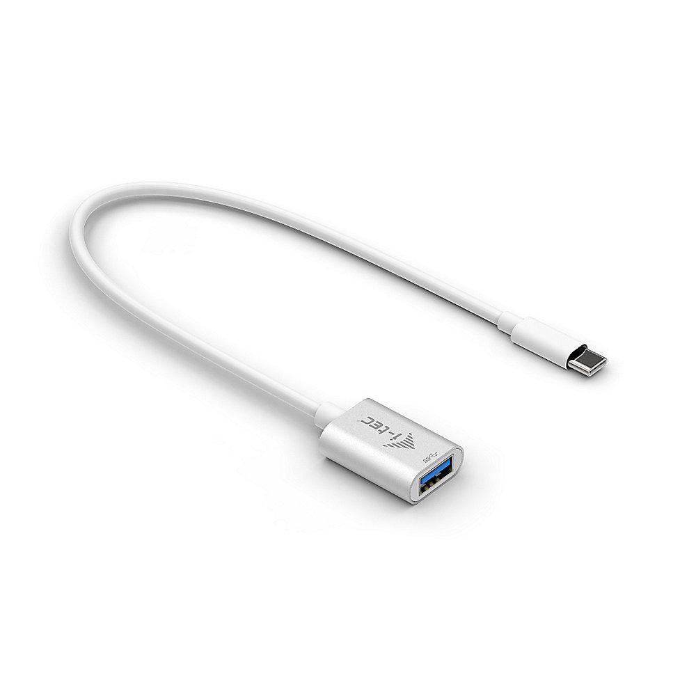 i-tec USB 3.1 Adapterkabel 0,2m Typ-C zu 3.1/3.0/2.0 Typ-A St./Bu. weiß