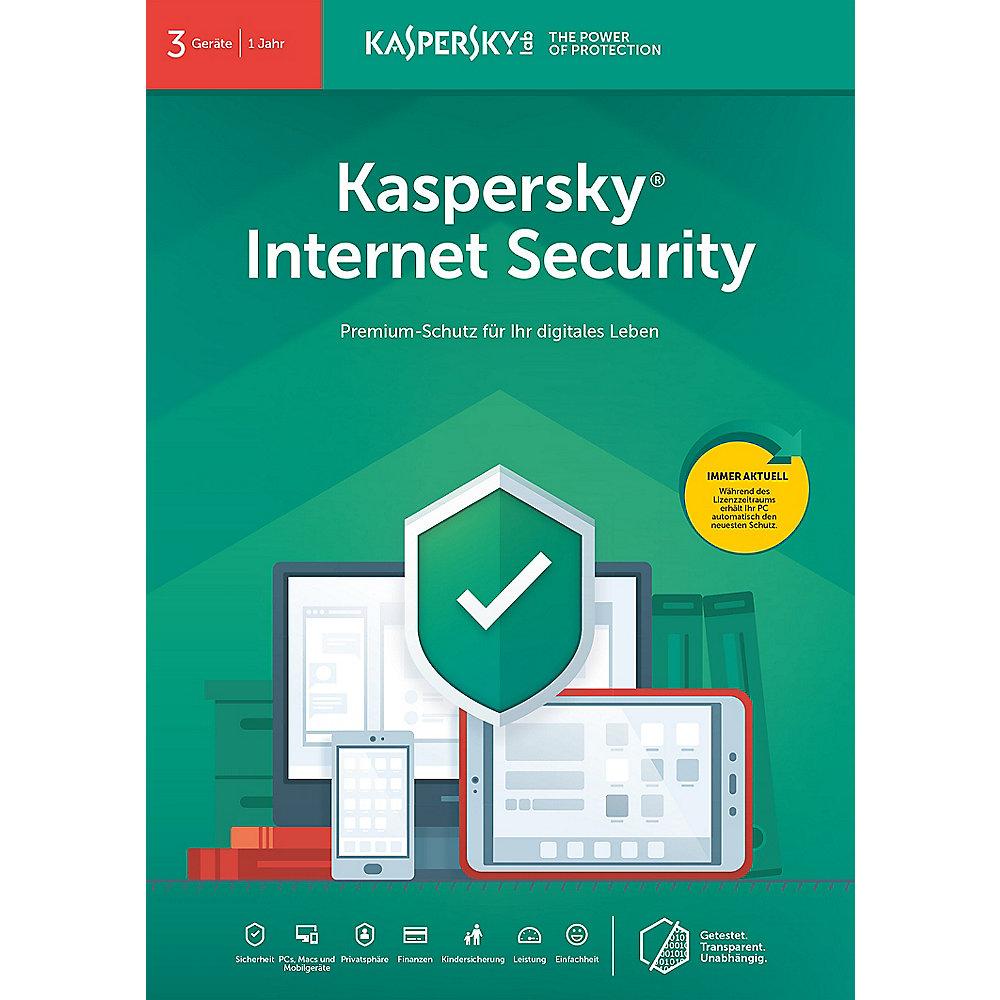 Kaspersky Internet Security 3Geräte 1Jahr FFP / Produkt Key, Kaspersky, Internet, Security, 3Geräte, 1Jahr, FFP, /, Produkt, Key