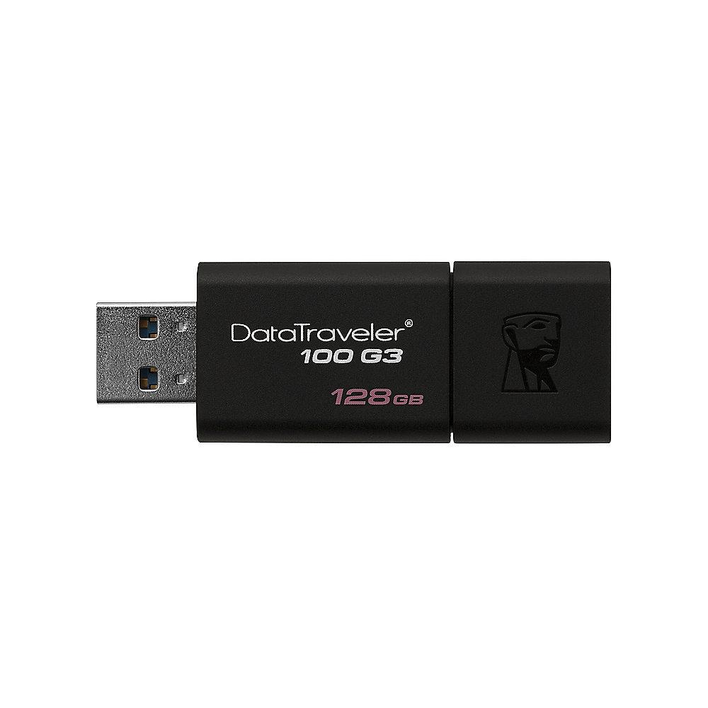 Kingston 128GB DataTraveler 100 G3 USB3.0 - Stick, Kingston, 128GB, DataTraveler, 100, G3, USB3.0, Stick