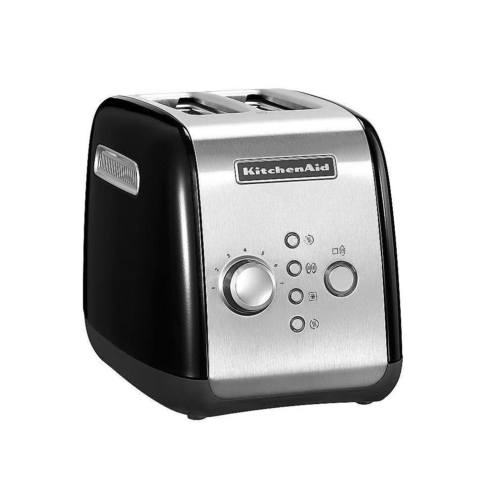 KitchenAid 5KMT221EOB 2-Scheiben Toaster 1.100W onyx schwarz, KitchenAid, 5KMT221EOB, 2-Scheiben, Toaster, 1.100W, onyx, schwarz