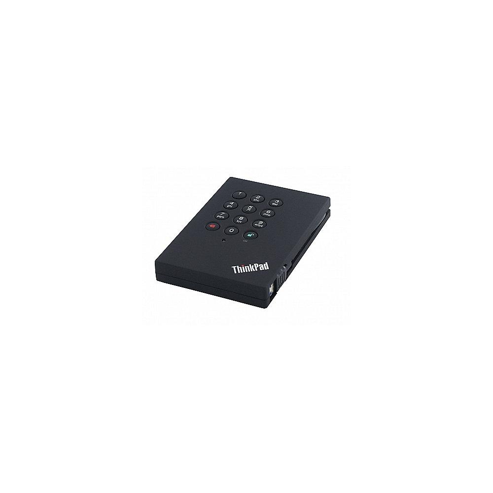Lenovo ThinkPad USB 3.0 Portable Secure 500GB Festplatte (0A65619)