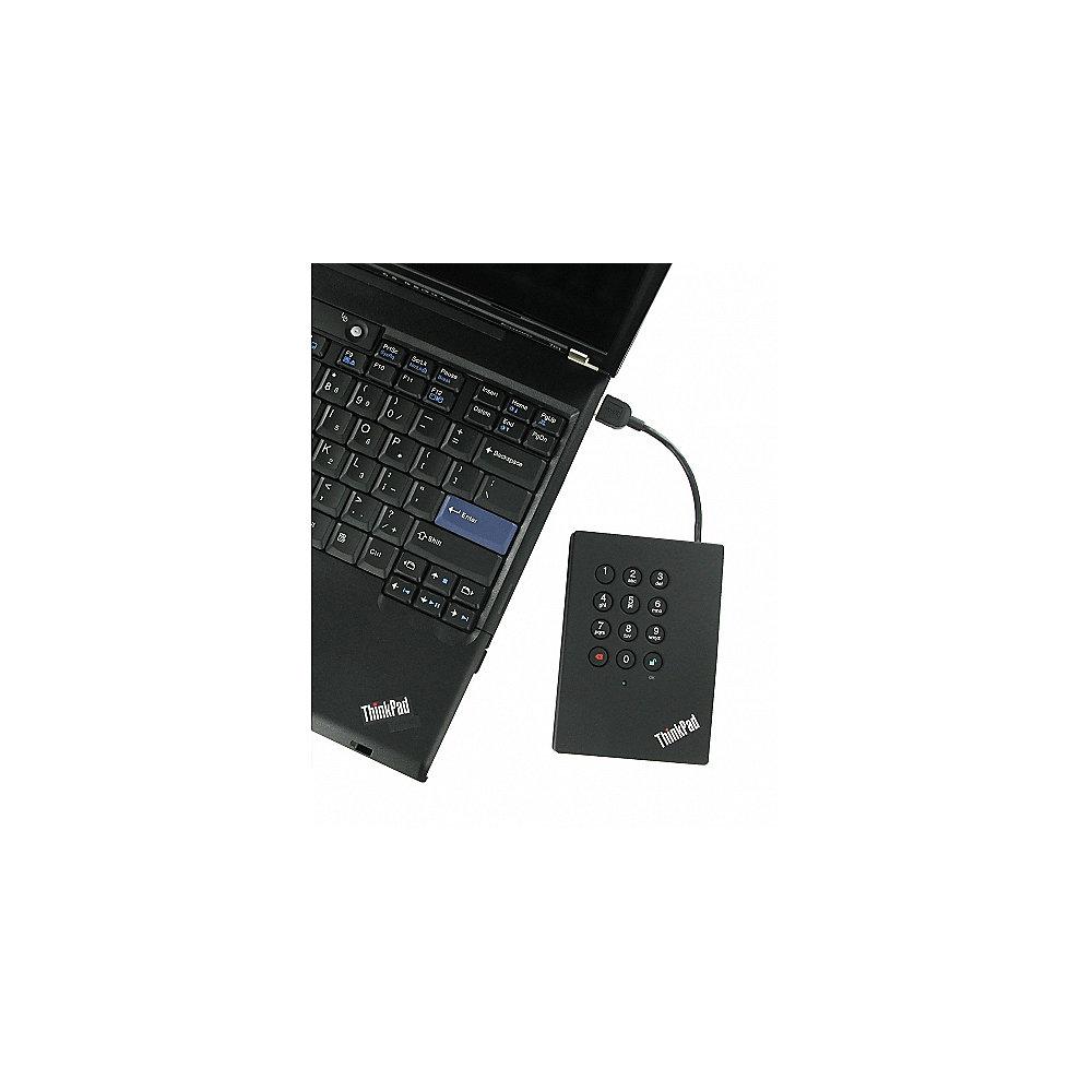 Lenovo ThinkPad USB 3.0 Portable Secure 500GB Festplatte (0A65619), Lenovo, ThinkPad, USB, 3.0, Portable, Secure, 500GB, Festplatte, 0A65619,
