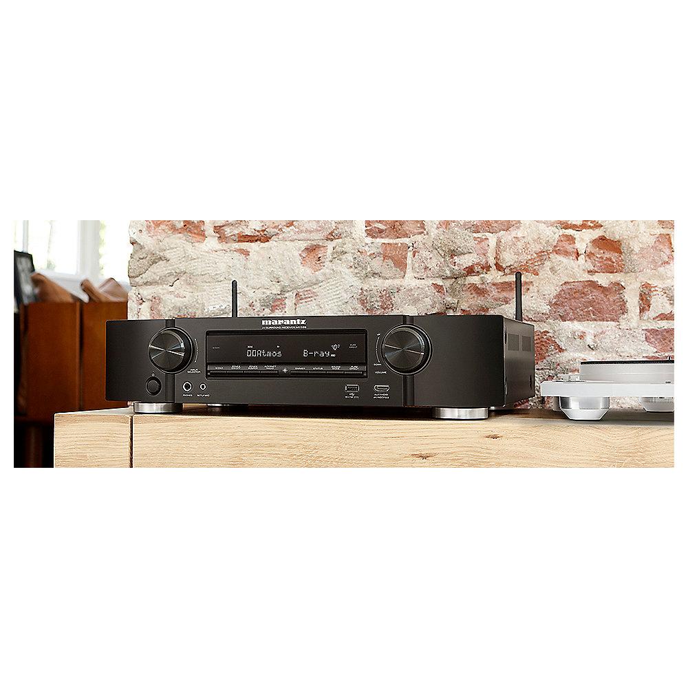 Marantz NR1509 5.2 AV Receiver 4K AirPlay WLAN Bluetooth Spotify Heos - Schwarz, Marantz, NR1509, 5.2, AV, Receiver, 4K, AirPlay, WLAN, Bluetooth, Spotify, Heos, Schwarz