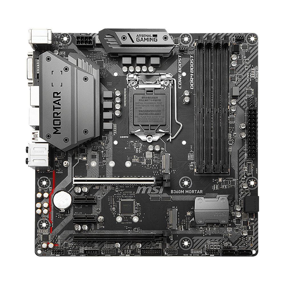 MSI B360M Mortar mATX Mainboard Sockel 1151 (Coffee Lake)