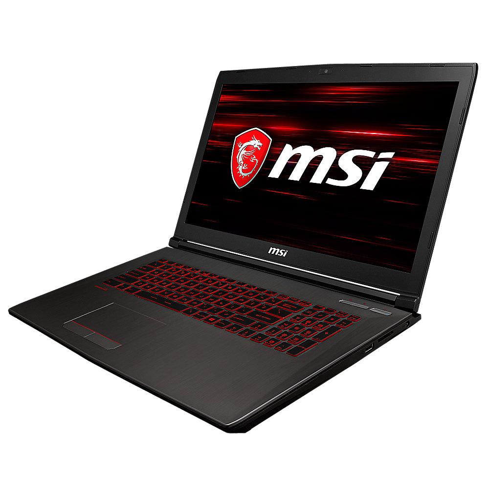 MSI GV72 8RE-064 17,3"FHD i7-8750H 8GB/1TB 512GB SSD GTX1060 Win10