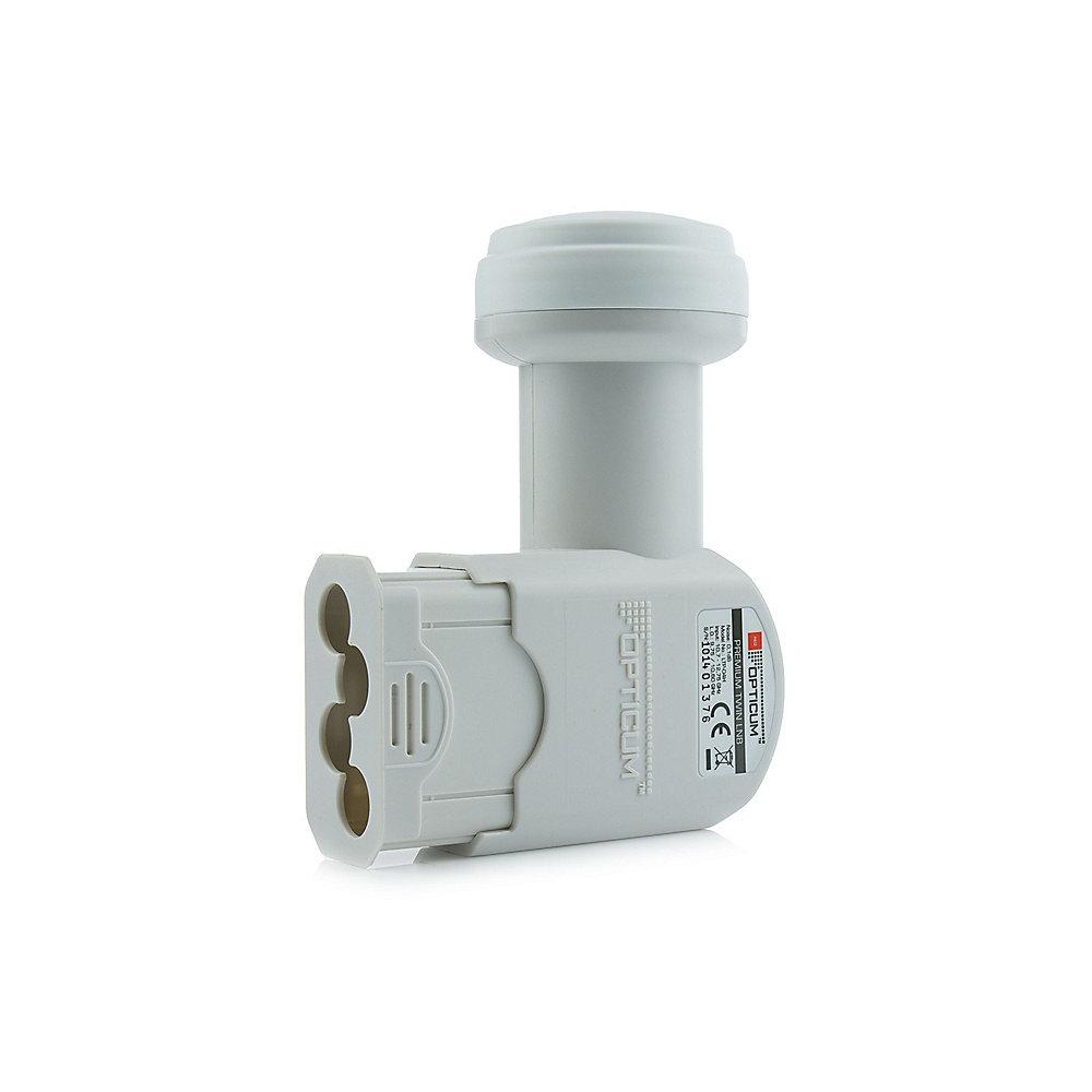 Opticum QA80 SAT   Twin-LNB Antenne Stahl, Farbe: Ziegelrot