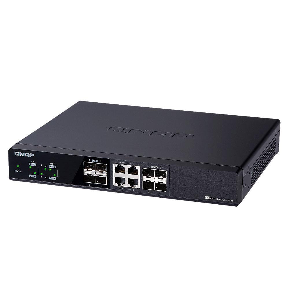 QNAP QSW-804-4C 10G Switch Unmanaged 4x RJ-45/SFP  4x SFP, QNAP, QSW-804-4C, 10G, Switch, Unmanaged, 4x, RJ-45/SFP, 4x, SFP