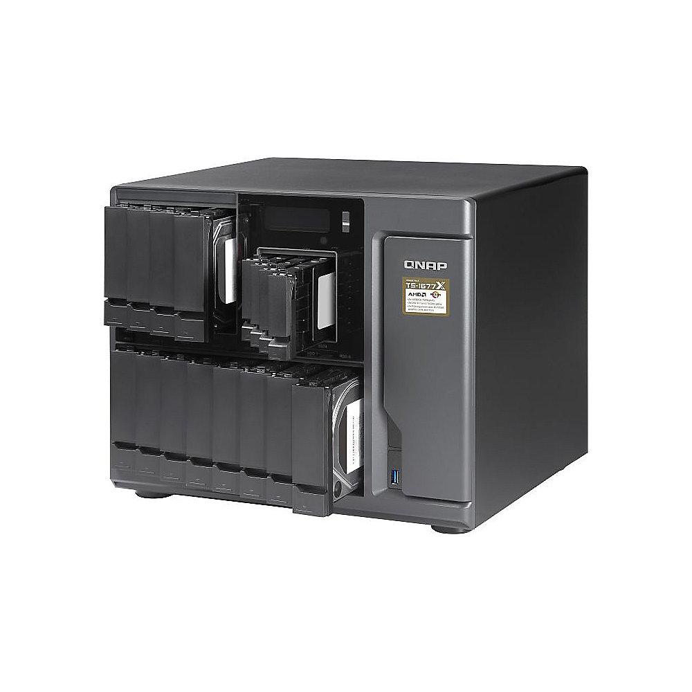 QNAP TS-1677X-1700-16G NAS System 16-Bay, QNAP, TS-1677X-1700-16G, NAS, System, 16-Bay