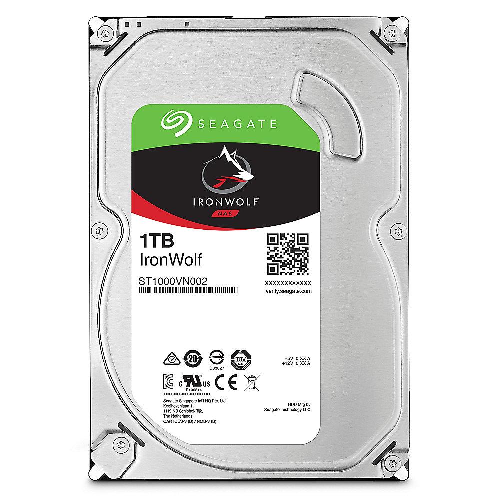 QNAP TS-231P NAS System 2-Bay 2TB inkl. 2x 1TB Seagate ST1000VN002