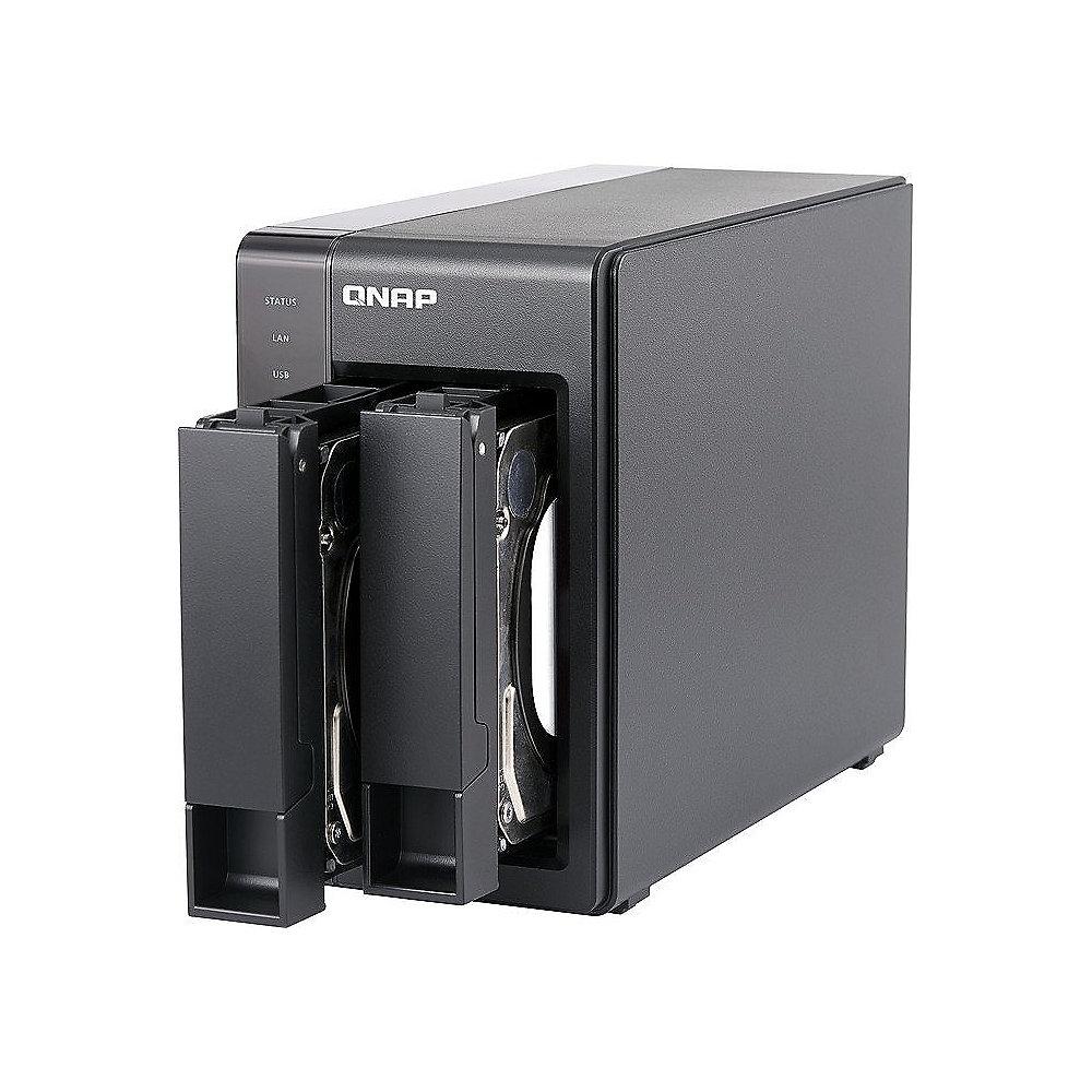 QNAP TS-251  NAS System (2GB RAM) 8TB inkl. 2x 4TB WD RED WD40EFRX