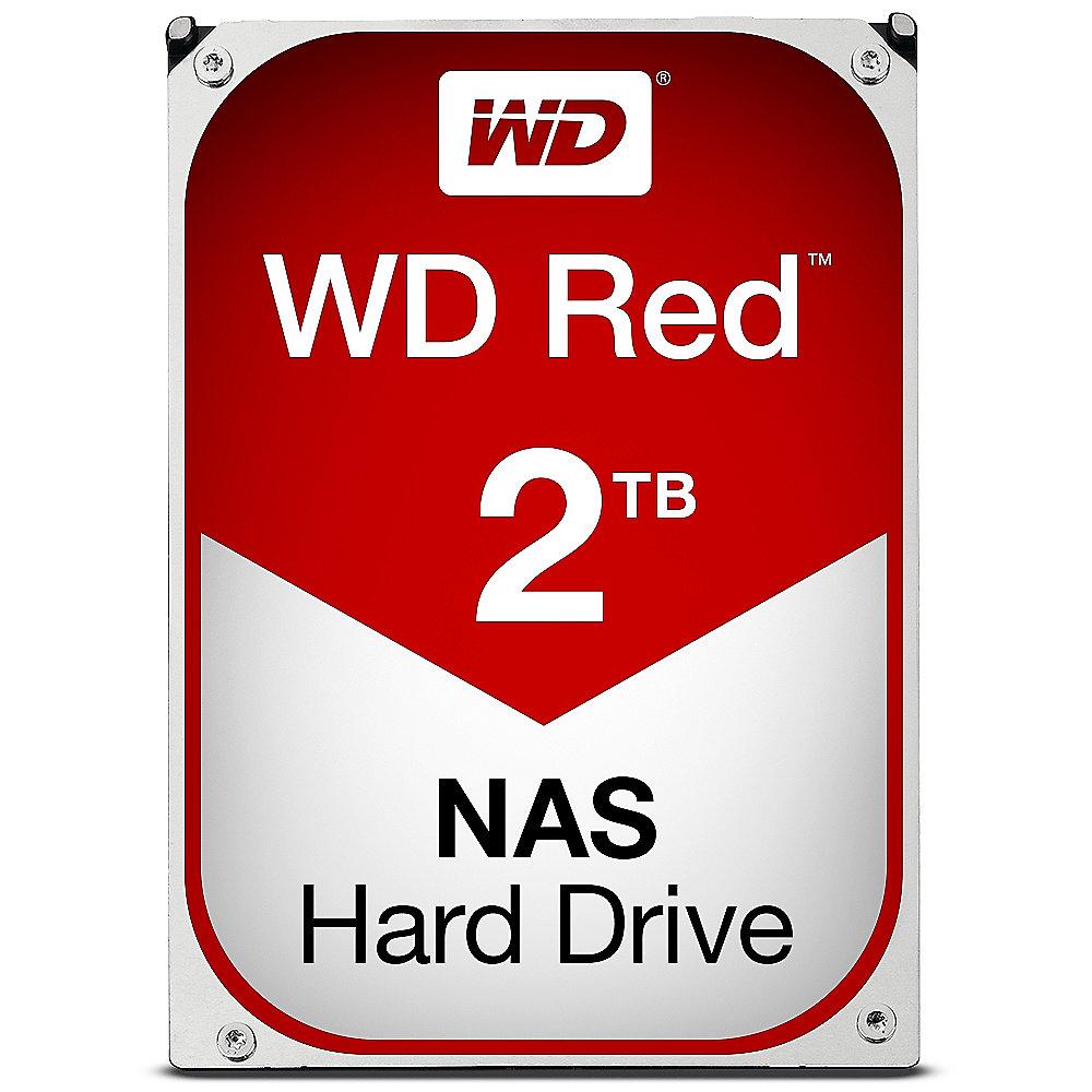 QNAP TS-253B-8G NAS System 2-Bay 4TB inkl. 2x 2TB WD RED WD20EFRX