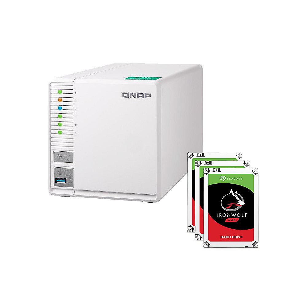 QNAP TS-328 NAS System 3-Bay 3TB inkl. 3x 1TB Seagate ST1000VN002