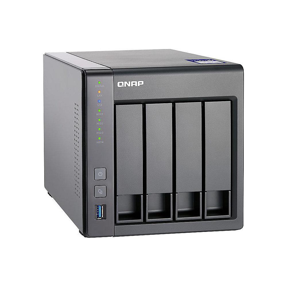 QNAP TS-431X2-2G NAS System 4-Bay 24TB inkl. 4x 6TB WD RED WD60EFRX