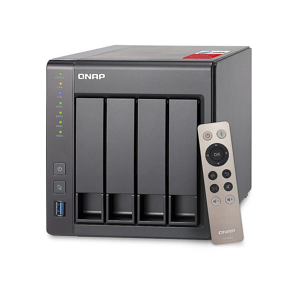 QNAP TS-451  NAS System (2GB RAM) 16TB inkl. 4x 4TB WD RED WD40EFRX, QNAP, TS-451, NAS, System, 2GB, RAM, 16TB, inkl., 4x, 4TB, WD, RED, WD40EFRX
