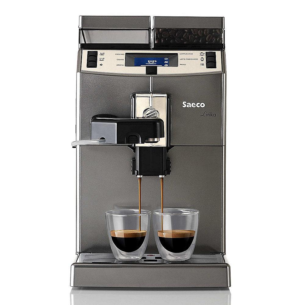 Saeco 10004768 Lirika One Touch Cappuccino Kaffeevollautomat Titan, Saeco, 10004768, Lirika, One, Touch, Cappuccino, Kaffeevollautomat, Titan