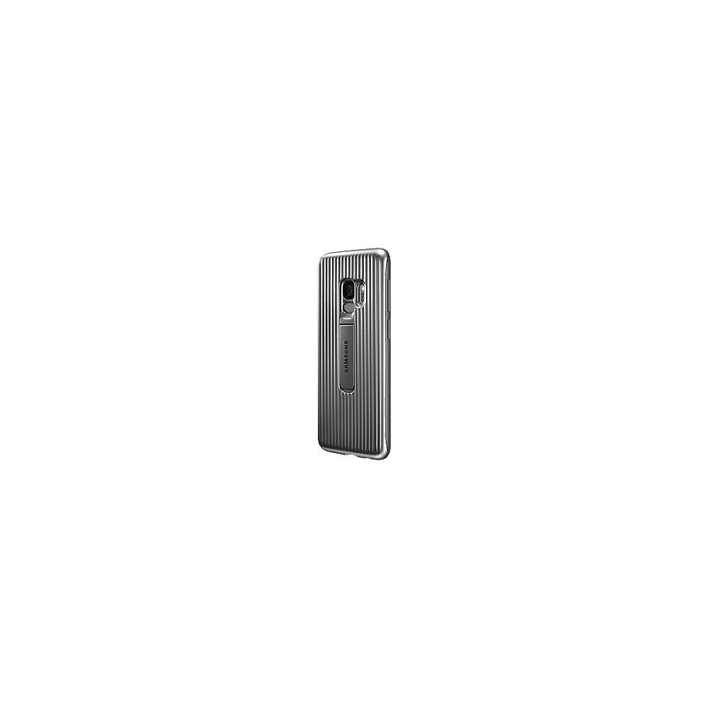 Samsung EF-RG960 Protective Standing Cover für Galaxy S9 silber