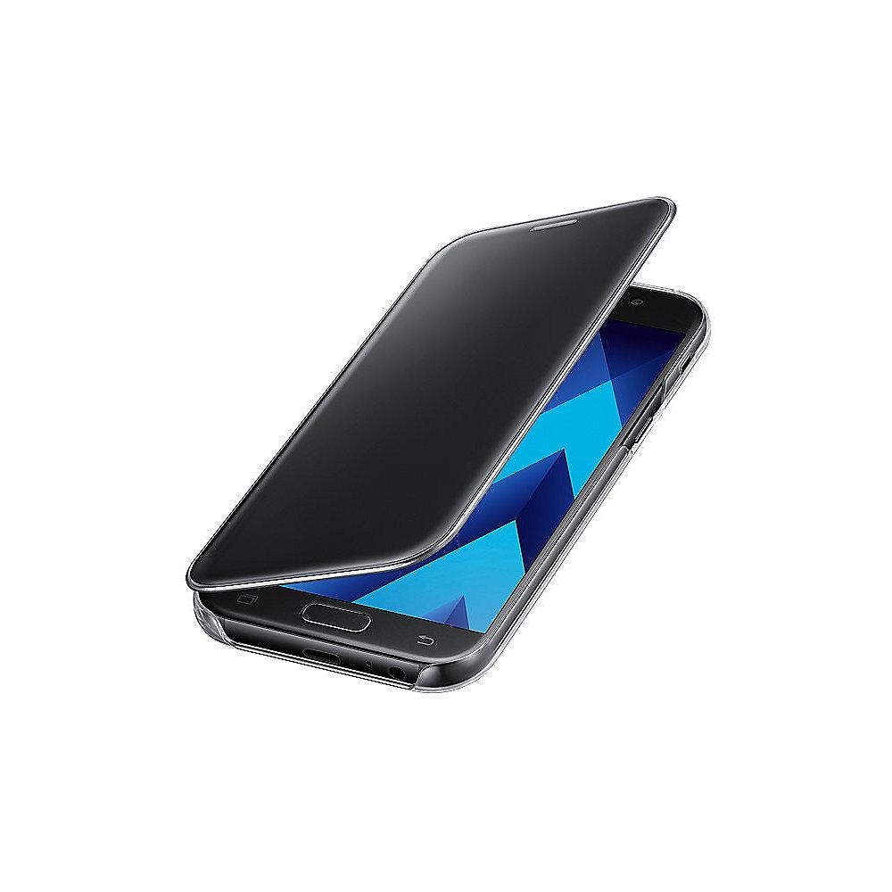 Samsung EF-ZA520 Clear View Cover für Galaxy A5 (2017), Schwarz