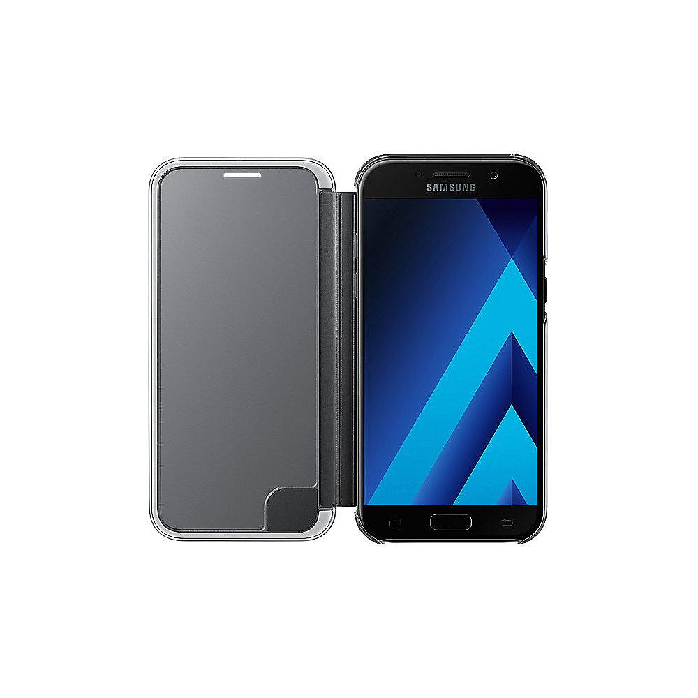 Samsung EF-ZA520 Clear View Cover für Galaxy A5 (2017), Schwarz