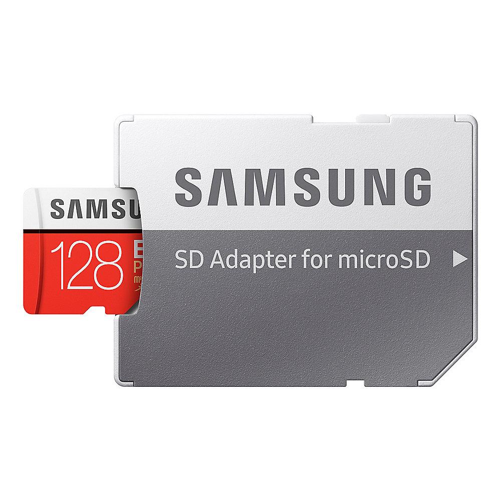 Samsung Evo Plus 128 GB microSDXC Speicherkarte (100 MB/s, Class 10, UHS-I, U3)