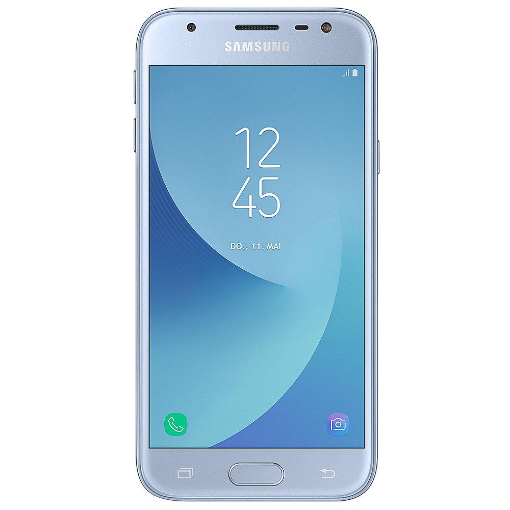 Samsung Galaxy J3 (2017) Duos J330FD blue Android 7.0 Smartphone, Samsung, Galaxy, J3, 2017, Duos, J330FD, blue, Android, 7.0, Smartphone