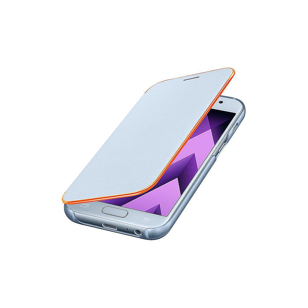 Samsung Neon Flip Cover EF-FA320 für Galaxy A3 (2017), Blau