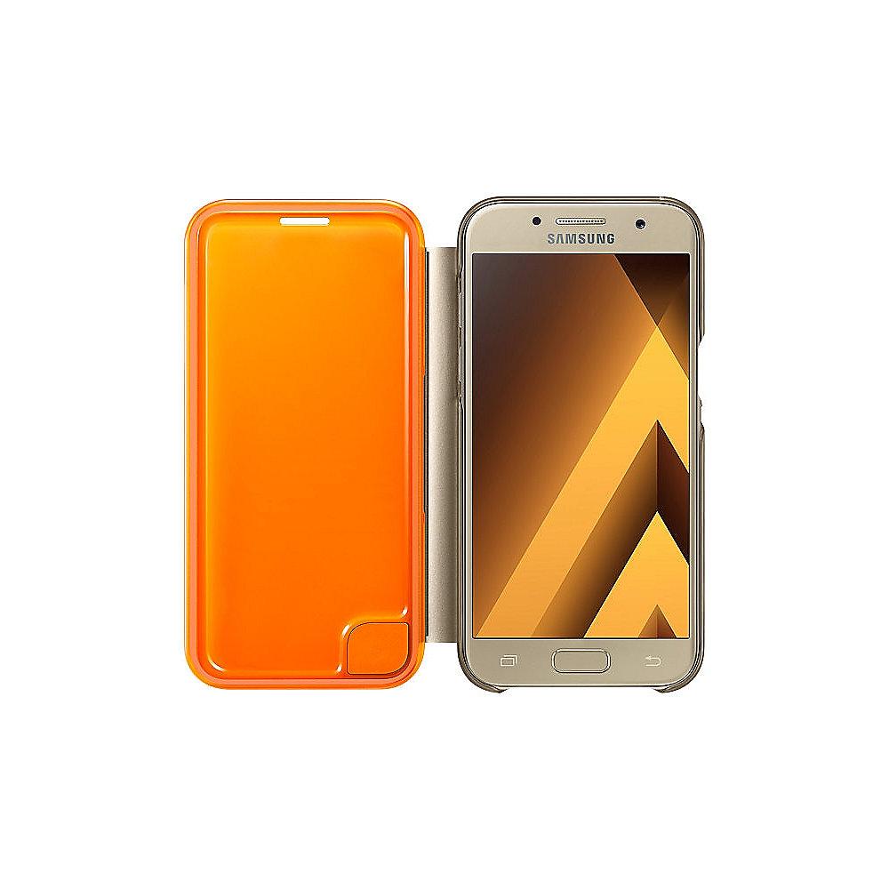 Samsung Neon Flip Cover EF-FA320 für Galaxy A3 (2017), Gold, Samsung, Neon, Flip, Cover, EF-FA320, Galaxy, A3, 2017, Gold