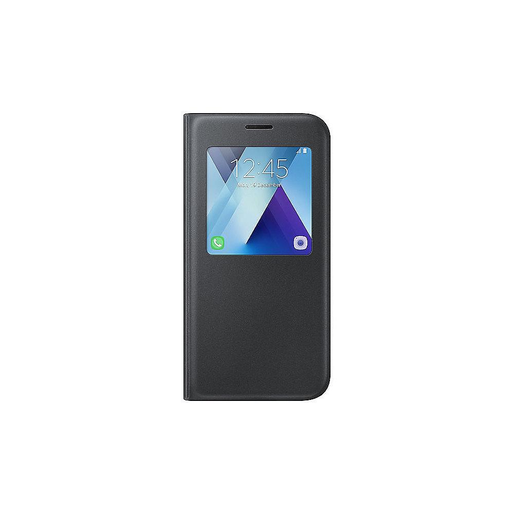 Samsung S-View Cover EF-CA520 für Galaxy A5 (2017), Schwarz, Samsung, S-View, Cover, EF-CA520, Galaxy, A5, 2017, Schwarz