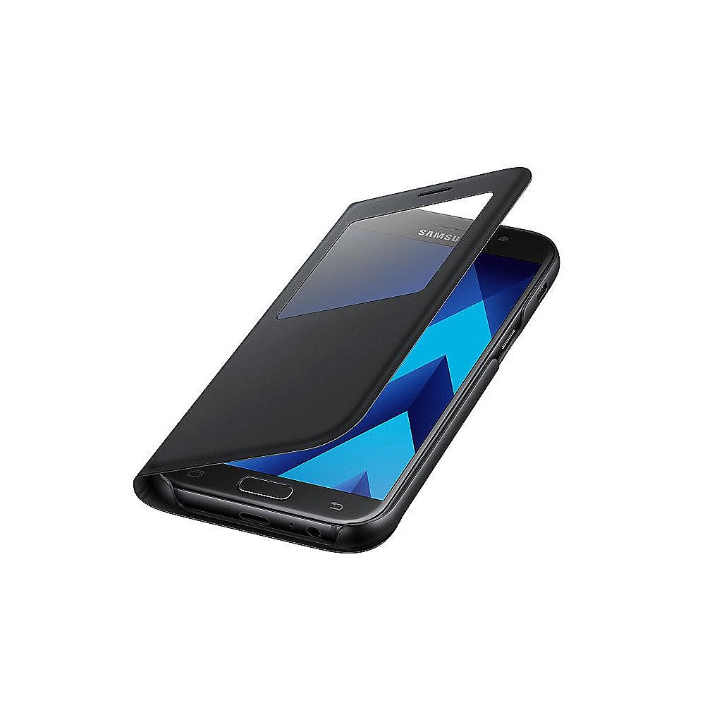 Samsung S-View Cover EF-CA520 für Galaxy A5 (2017), Schwarz, Samsung, S-View, Cover, EF-CA520, Galaxy, A5, 2017, Schwarz