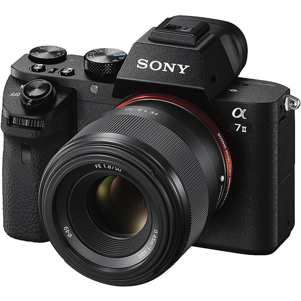 Sony FE 50mm f/1.8 Porträt Objektiv (SEL-50F18F), Sony, FE, 50mm, f/1.8, Porträt, Objektiv, SEL-50F18F,