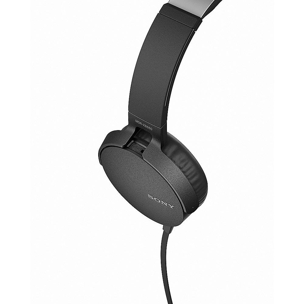 Sony MDR-XB550AP Over-Ear Kopfhörer schwarz