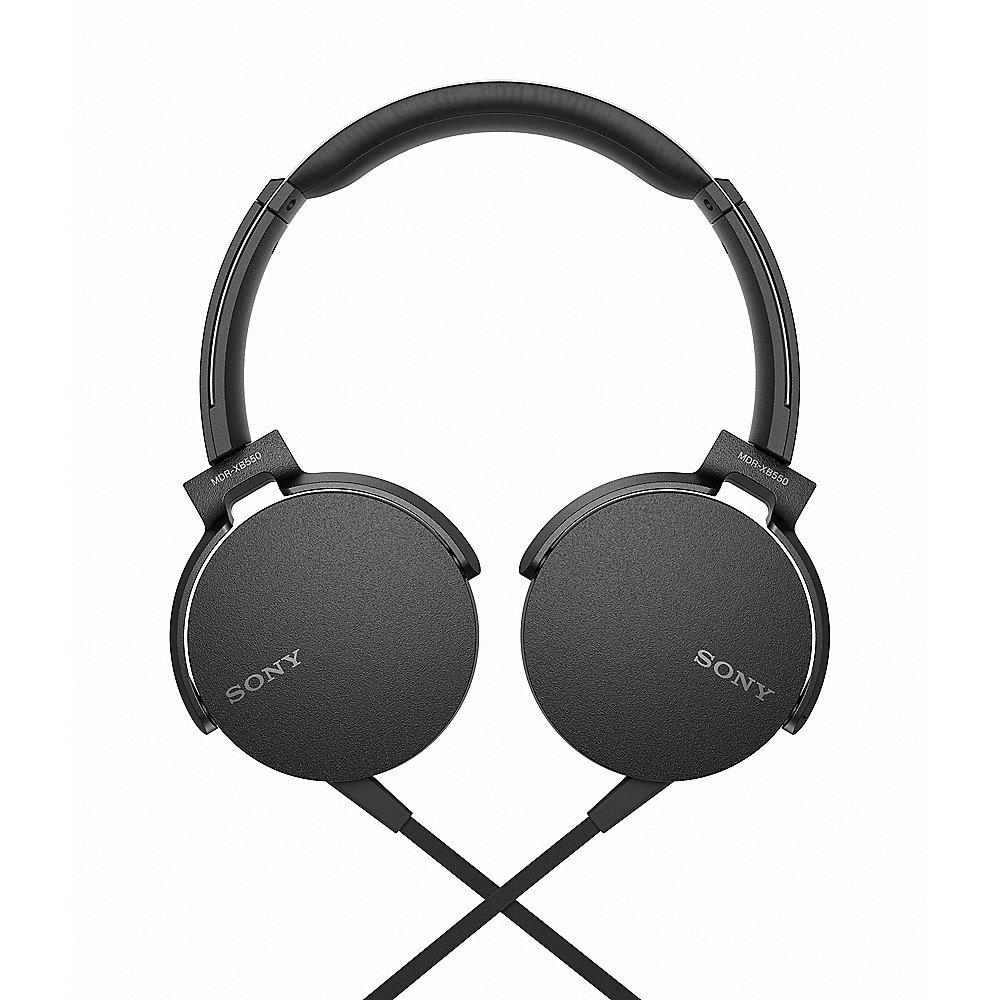 Sony MDR-XB550AP Over-Ear Kopfhörer schwarz