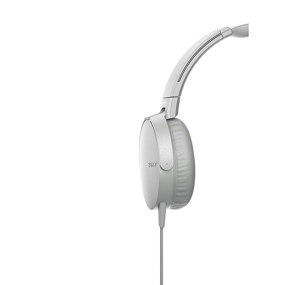 Sony MDR-XB550AP Over-Ear Kopfhörer weiß