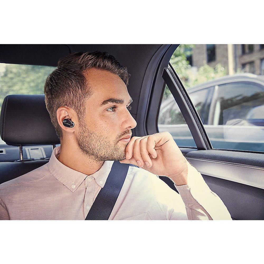 Sony WF-1000X In-Ear Bluetooth Kopfhörer Noise Cancelling schwarz inkl. Ladeetui, Sony, WF-1000X, In-Ear, Bluetooth, Kopfhörer, Noise, Cancelling, schwarz, inkl., Ladeetui