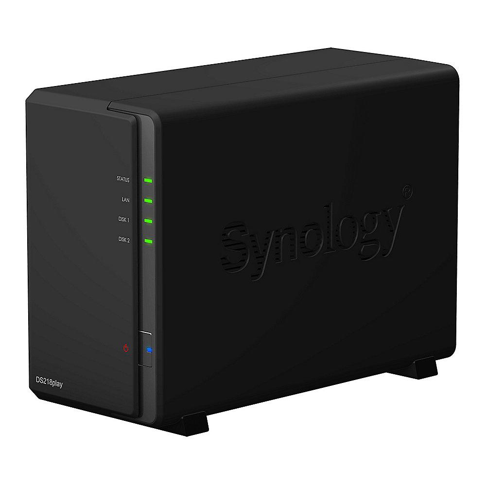 Synology Diskstation DS218play NAS 2-Bay 6TB inkl. 2x 3TB WD RED WD30EFRX