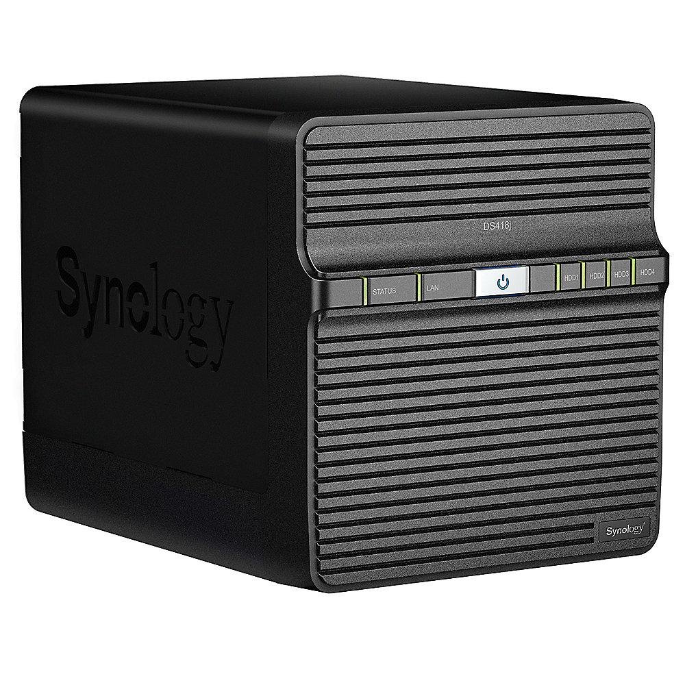 Synology Diskstation DS418j NAS 4-Bay 12TB inkl. 4x 3TB WD RED WD30EFRX, Synology, Diskstation, DS418j, NAS, 4-Bay, 12TB, inkl., 4x, 3TB, WD, RED, WD30EFRX