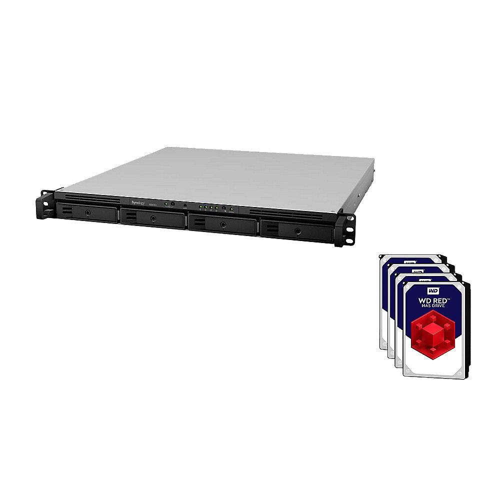 Synology Rackstation RS818  NAS 4-Bay 16TB inkl. 4x 4TB WD RED WD40EFRX, Synology, Rackstation, RS818, NAS, 4-Bay, 16TB, inkl., 4x, 4TB, WD, RED, WD40EFRX
